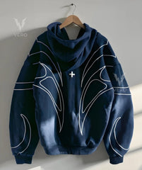 WEB HOODIE BLUE