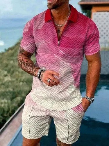 Time Traveler Polo Shirt & Shorts Co-Ord