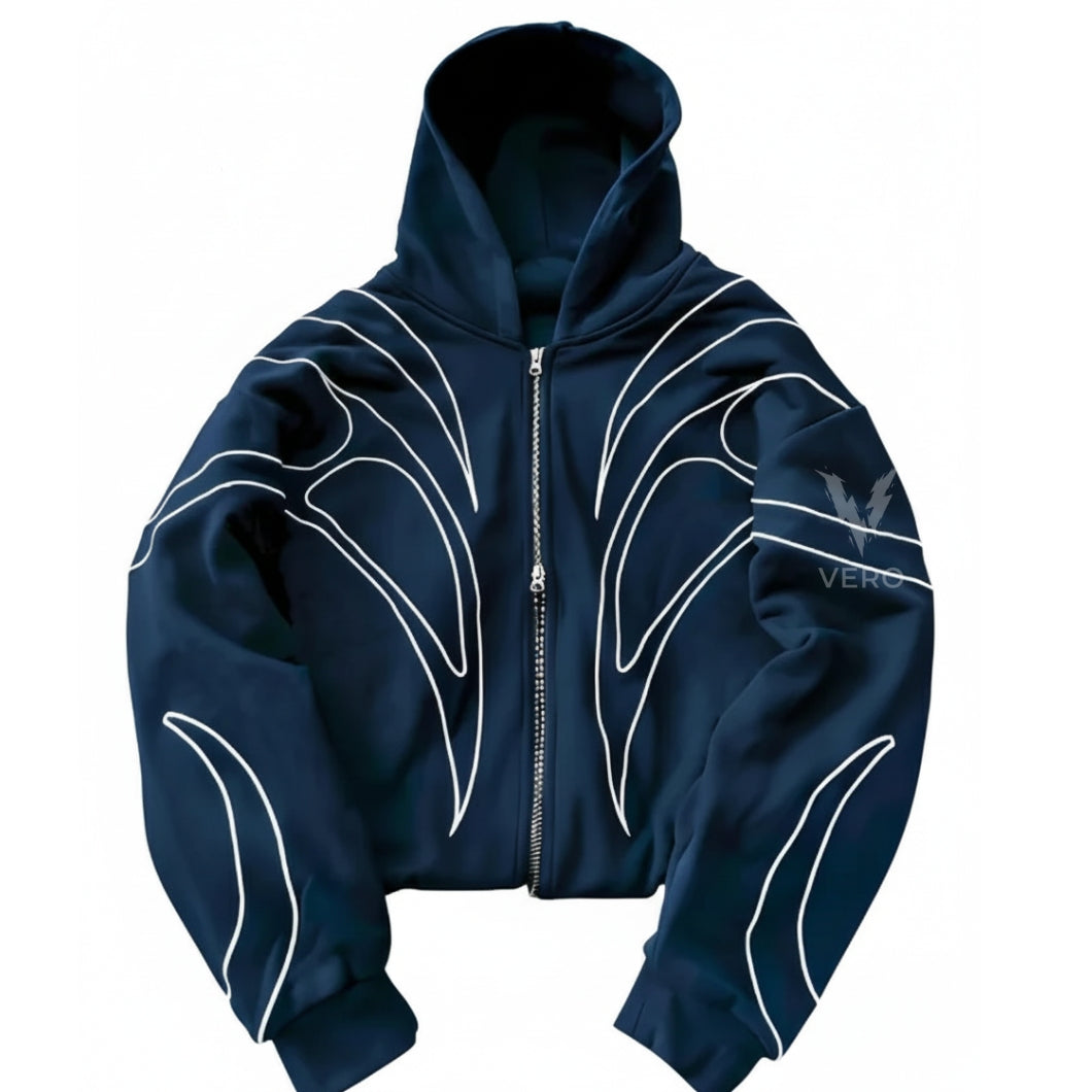 WEB HOODIE BLUE