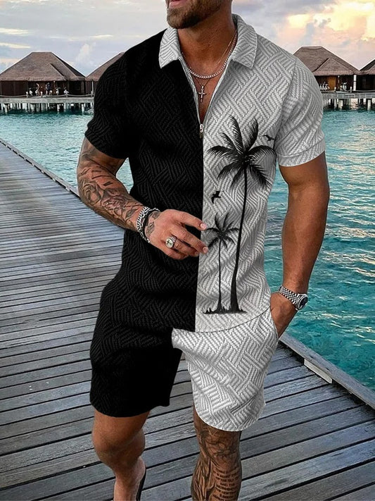 Time Traveler Polo Shirt & Shorts Co-Ord