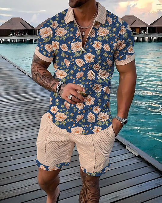 Time Traveler Polo Shirt & Shorts Co-Ord